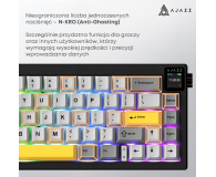 Ajazz AK650 Dream Weaver Switch Black Gray Yellow RGB z ekanem - 1536355 - zdjęcie 12